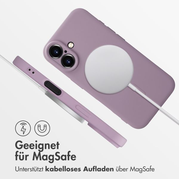imoshion Color Back Cover mit MagSafe Apple iPhone 16 - Violett