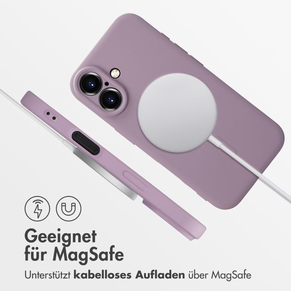 imoshion Color Back Cover mit MagSafe für das iPhone 16 - Violett