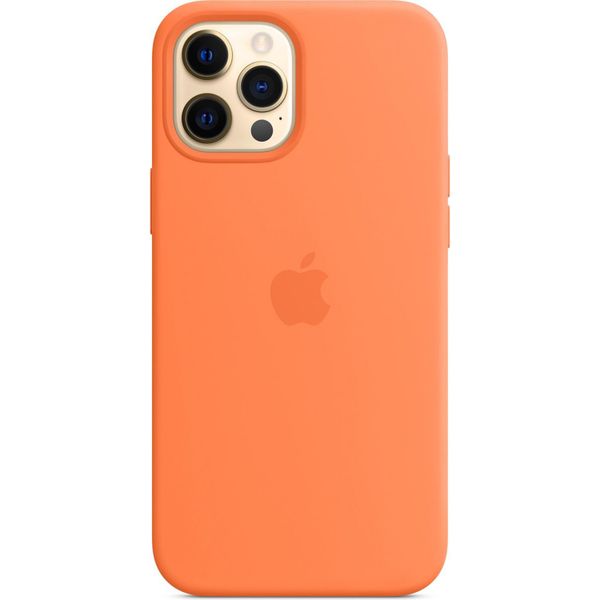 Apple Silikon-Case MagSafe iPhone 12 Pro Max - Kumquat