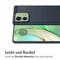 imoshion Brushed Back Cover Motorola Edge 40 - Dunkelblau