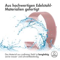 imoshion Mailändische Magnetarmband für das Fitbit Charge 5 / Charge 6 - Größe M - Rosa