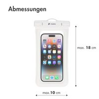 imoshion ﻿Universeller, wasserdichter Beutel - wasserdichte Smartphonehülle - Weiß