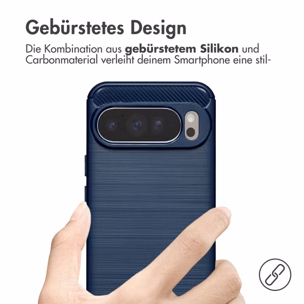 imoshion Brushed Back Cover Google Pixel 10 Pro XL - Dunkelblau