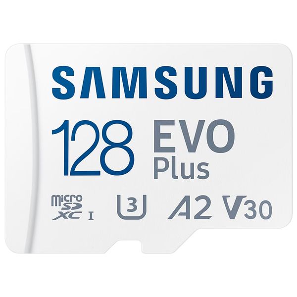 Samsung 128GB EVO Plus microSDXC Speicherkarte Klasse 10 + adapter (2020) - MB-MC128HA/EU