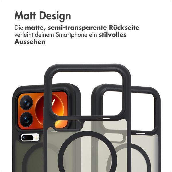 imoshion Color Guard Back Cover mit MagSafe Xiaomi 17 Pro Max - Schwarz