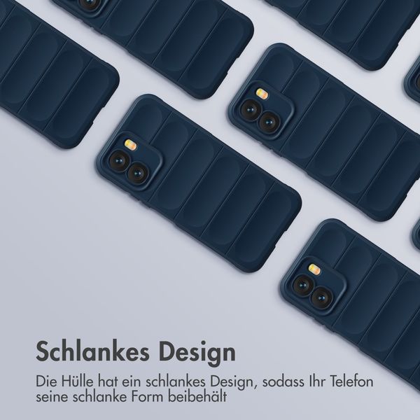 imoshion EasyGrip Backcover Oppo A6x (4G/5G) - Dunkelblau