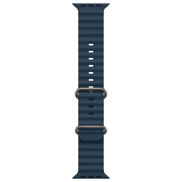 Apple Ocean Armband für die Apple Watch Series 1 bis 10 / SE / Ultra (2) (44/45/46/49 mm) - Blau