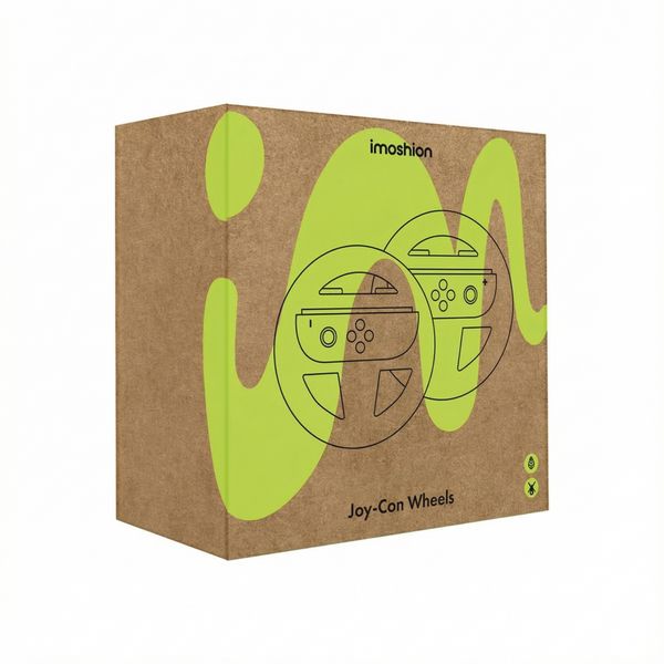 imoshion Joy-Con-Lenkräder Nintendo Switch 2 – Set mit 2 Stück – Blau / Rot