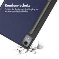 imoshion Trifold Klapphülle Lenovo Idea Tab Pro - Dunkelblau