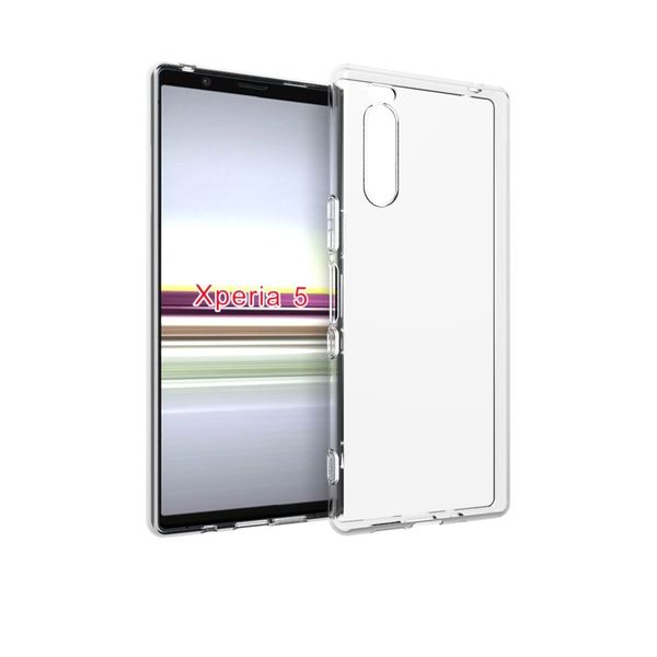 Accezz TPU Clear Cover Transparent für Sony Xperia 5