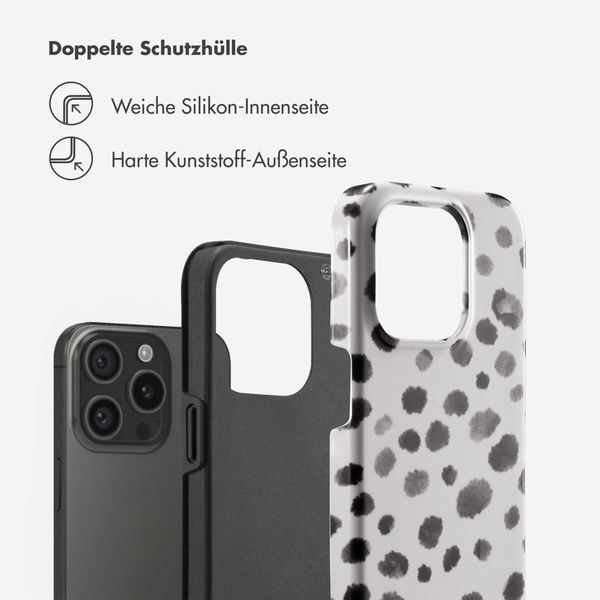 Selencia Vivid Back Cover Apple iPhone 15 Pro - Trendy Leopard