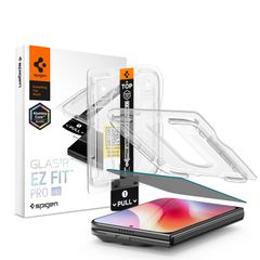 Spigen GLAStR Privacy EZ Fit Displayschutzfolie + Applicator - 1-Pack Apple iPhone Duo