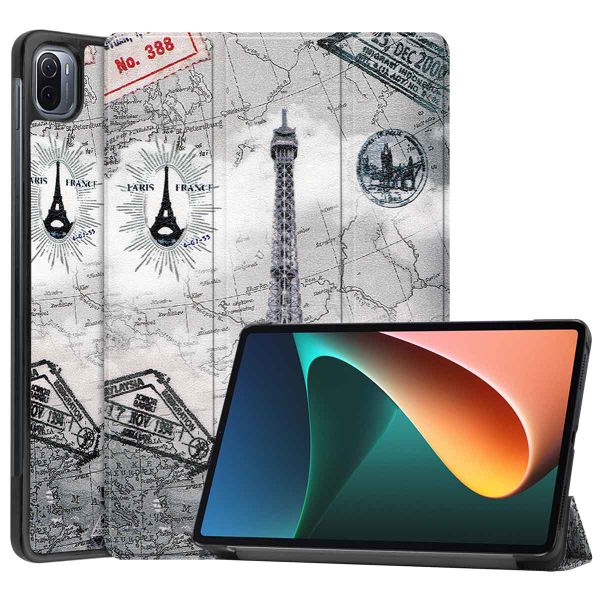 imoshion Design Trifold Klapphülle für das Xiaomi Pad 5 / 5 Pro - Paris