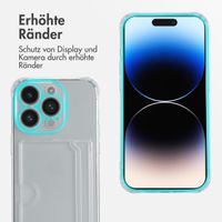 imoshion Soft Case Back Cover mit Kartenhalter iPhone 14 Pro - Transparent