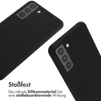 imoshion SilikonHülle mit Band Samsung Galaxy S21 FE - Schwarz