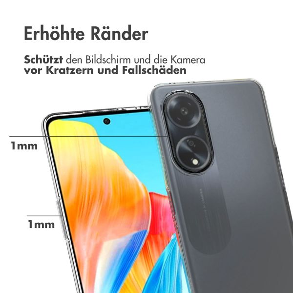 Accezz TPU Clear Cover für das Oppo A98 - Transparent