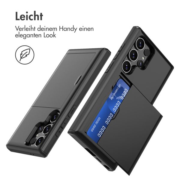 imoshion Backcover mit Kartenfach Samsung Galaxy S24 Ultra - Schwarz
