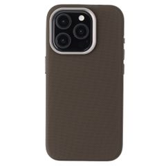 Accezz Mesh Backcover mit MagSafe Apple iPhone 15 Pro - Braun