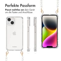 imoshion Back Cover mit Band + Armband iPhone 14 - Perlenherzen