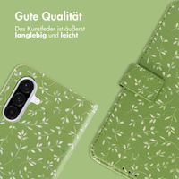 imoshion Design Klapphülle Samsung Galaxy A26 - Green Flowers