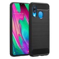 imoshion Brushed Back Cover für das Samsung Galaxy A40 - Schwarz