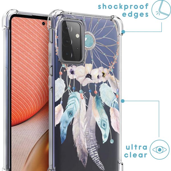 imoshion Design Hülle mit Band für das Samsung Galaxy A72 - Dreamcatcher