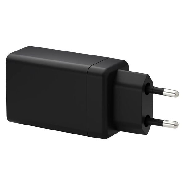 dbramante1928 Re-charge Ladegerät 2x USB-C 65 W und USB-A 18 W - Schwarz