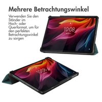 imoshion Trifold Klapphülle Lenovo Tab K11 Plus - Dunkelgrün