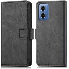 imoshion Luxuriöse Klapphülle Motorola Moto G34 - Schwarz