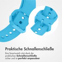 imoshion Silikonband für das  Samsung Galaxy Fit 3 - Hellblau