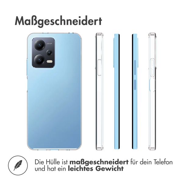 Accezz TPU Clear Cover für das Xiaomi Redmi Note 12 (4G) - Transparent