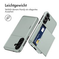 imoshion Backcover mit Kartenfach Samsung Galaxy S26 FE - Dunkelgrün