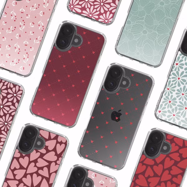 imoshion Design Hülle Apple iPhone 17 - Crush Check Coral Dust