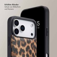 Selencia Nova HandyHülle mit Kordel und Kartenhalter Apple iPhone 17 Pro - Leopard