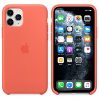 Apple Silikon-Case Clementine Orange für das iPhone 11 Pro