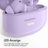 imoshion Aura Pro Kabellose In-Ear-Kopfhörer - Aktive Geräuschunterdrückung (ANC) - Lavender Lilac