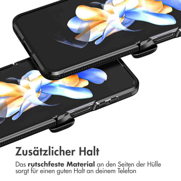 imoshion Rugged Clear Back Cover Samsung Galaxy Z Flip 5 - Schwarz