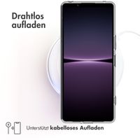 Accezz TPU Clear Cover für das Sony Xperia 1V - Transparent