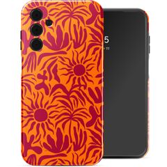 Selencia Vivid Tough Back Cover für das Samsung Galaxy A15 - Tropical Vibes Apricot