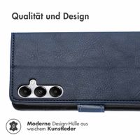 imoshion Luxuriöse Klapphülle Samsung Galaxy A55 - Dunkelblau