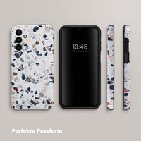 Selencia Vivid Tough Back Cover für das Samsung Galaxy A15 (5G/4G) - Chic Terazzo