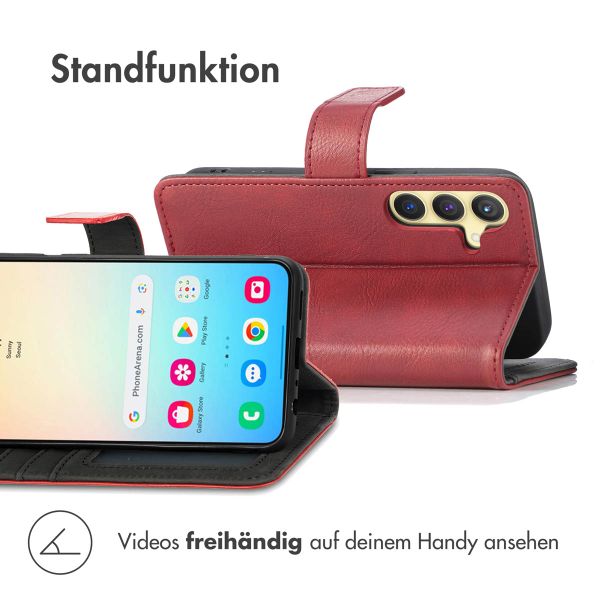 imoshion Luxuriöse Klapphülle Samsung Galaxy S24 / S25 - Rot