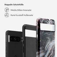 Selencia Vivid Tough Back Cover für das Google Pixel 8 Pro - Chic Marble Black