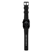 Nomad Robustes Armband FKM für die Apple Watch Series 1 bis 10 / SE / Ultra (2) (44/45/46/49 mm) - Schwarz/Schwarz