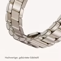 Selencia Slim Stahlgliederarmband für Apple Watch | 38/40/41/42 mm - Polarstern