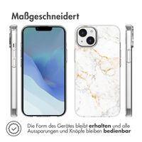 imoshion Design Hülle für das iPhone 14 - White Marble