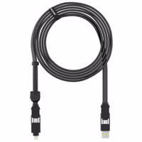 Rolling Square inCharge® XL 6-in-1-Schnellladekabel - 3 Meter - Black