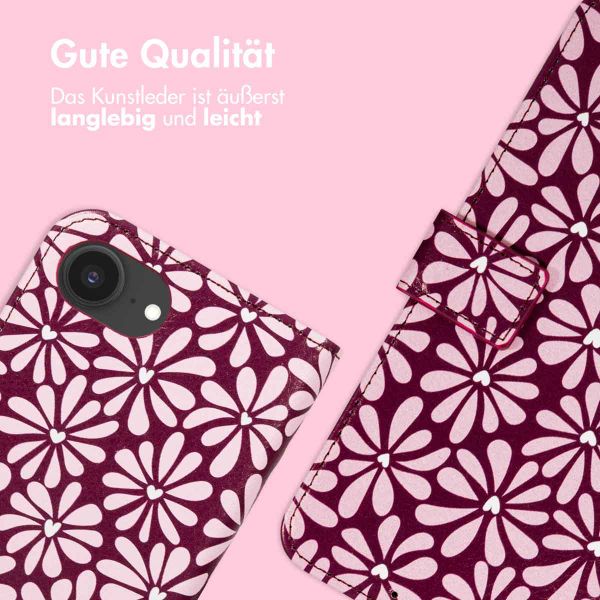 imoshion Design Klapphülle Apple iPhone 16e - Bloom Love Blush