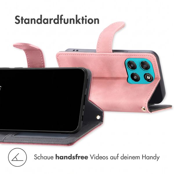 imoshion Klapphülle mit Kordel Motorola Moto G77 - Rosa