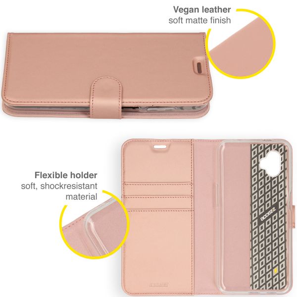 Accezz Wallet TPU Klapphülle für das Samsung Galaxy Xcover 6 Pro - Rose Gold